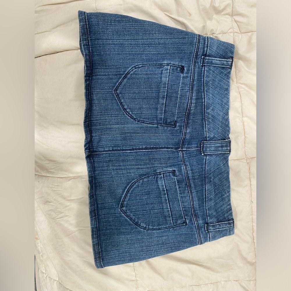 Denim Blue Jean Skirt